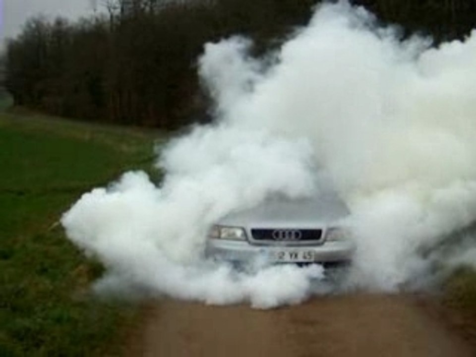 burn audi a4