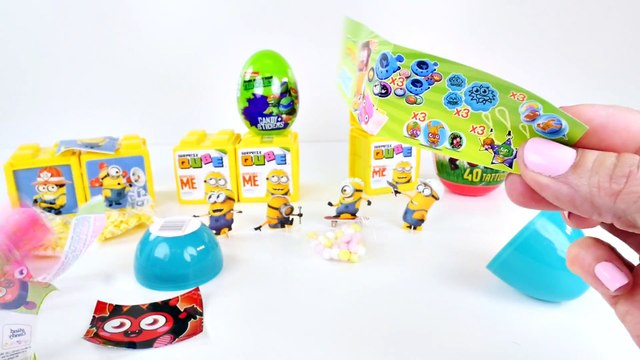 Nuevos Cubos Sorpresa de Mi Villano Favorito Spiderman Tortugas Ninja Huevos Sorpresa Juguetes