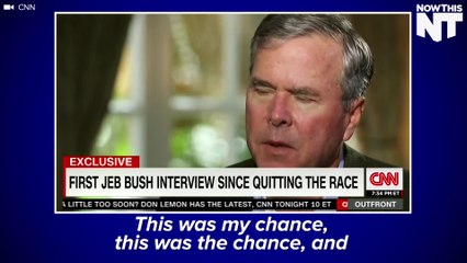 Jeb Bush Is Back to Talk About Trump