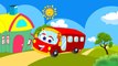The Wheels on the Bus go round and round - 3D Nursery Rhymes - English Nursery Rhymes - Nursery Rhymes for Kids