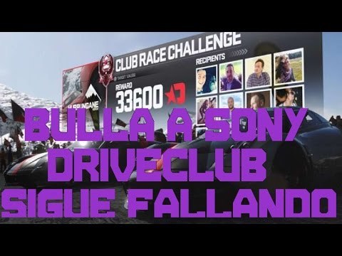 Bulla a Sony: DriveClub lleva un mes con fallos y problemas