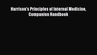 [Read book] Harrison's Principles of Internal Medicine Companion Handbook [Download] Full Ebook