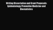 [PDF] Writing Dissertation and Grant Proposals: Epidemiology Preventive Medicine and Biostatistics