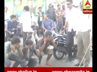 rajkot police  Punished boys watch video