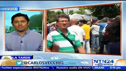 "Nicolás Maduro está subestimando al pueblo": Carlos Vecchio a NTN24