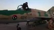 اصلاح و صيانة احدى طائرات الميغ 23 والتي لم تقلع منذ عقدين ونيف اي 21 سنة  بنغازي