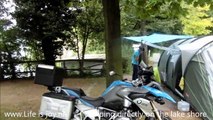 Italy Lago d'Iseo, visiting Bergamo and capital Milan with cathedral Duomo on BMW R1200GS motor LV