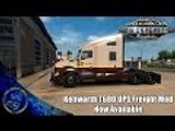 American Truck Sim: Kenworth T680 UPS Freight Skin Mod (All Cabs)