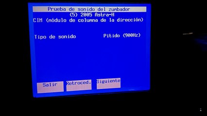 Melodias del zumbador  de la Cim en el Astra H
