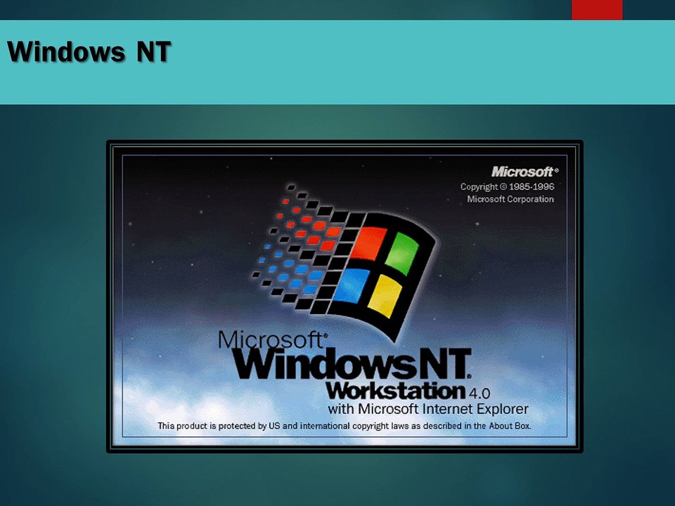 The Windows Operating System