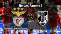 BENFICA 1 - 0 Vit_ria Guimar_es Relato do golo (Antena 1)