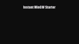 Download Instant MinGW Starter PDF Free