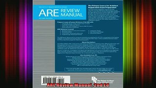 FAVORIT BOOK   ARE Review Manual 2nd Ed  FREE BOOOK ONLINE