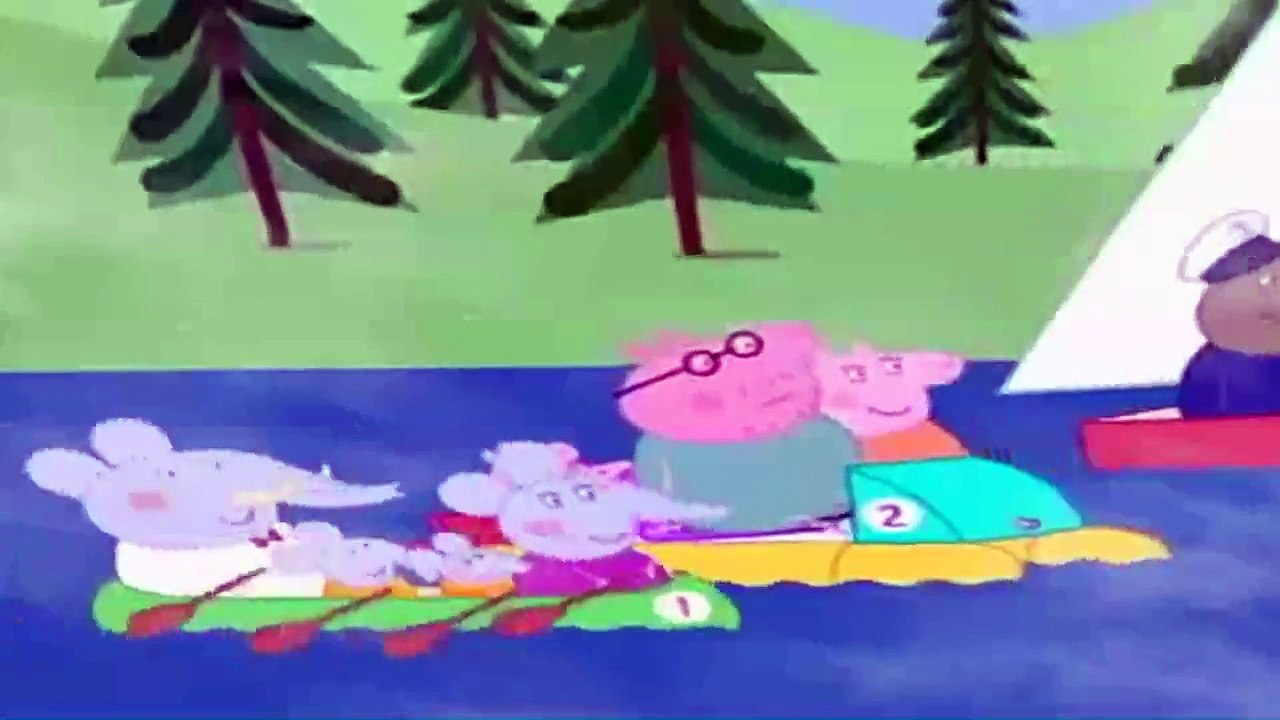 Peppa Pig Brand New Episodes 2014 // Going Boating - Mr Bull in a China Shop