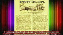 READ THE NEW BOOK   Rendering in Pen and Ink The Classic Book On Pen and Ink Techniques for Artists READ ONLINE