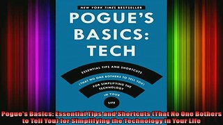 READ THE NEW BOOK   Pogues Basics Essential Tips and Shortcuts That No One Bothers to Tell You for  FREE BOOOK ONLINE