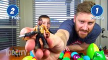 Superhero Surprise Egg Challenge with Batman Toys, Spiderman Toys, & Avengers Toys by KidCity