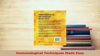 Download  Immunological Techniques Made Easy Free Books