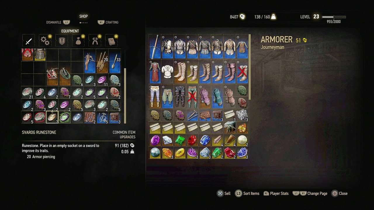 WITCHER 3 DEATH MARCH! WALKTHROUGH 194 - THE PLAY'S THE THING & SCAVENGER HUNT WOLF'S SCHOOL GEAR UPGRADE PART 1 & RACES CROW'S PERCH