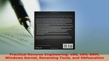 PDF  Practical Reverse Engineering x86 x64 ARM Windows Kernel Reversing Tools and Obfuscation Download Full Ebook