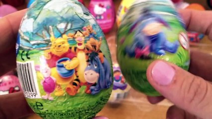 ★★ 100 SURPRISE EGGS ★★ My Kinder Suprise Eggs Collection - Surprise Toys Review