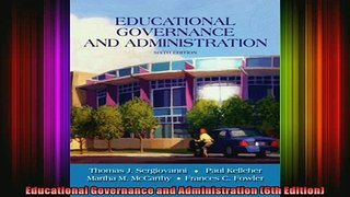 READ book  Educational Governance and Administration 6th Edition Full Ebook Online Free