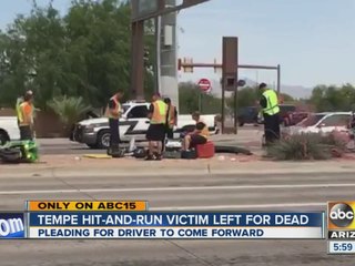Tempe hit-and-run victim left for dead