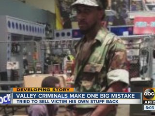 Valley criminals make one big mistake