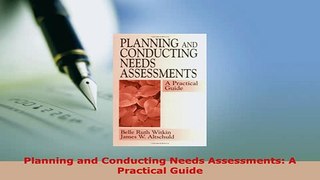 PDF  Planning and Conducting Needs Assessments A Practical Guide PDF Online