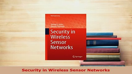 PDF  Security in Wireless Sensor Networks  EBook