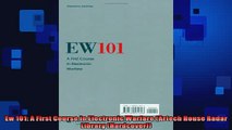 READ book  Ew 101 A First Course in Electronic Warfare Artech House Radar Library Hardcover  FREE BOOOK ONLINE