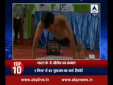 J joseph made world record of 82 pushup in a minute