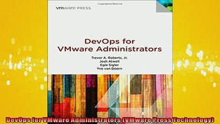 READ book  DevOps for VMware Administrators VMware Press Technology  DOWNLOAD ONLINE