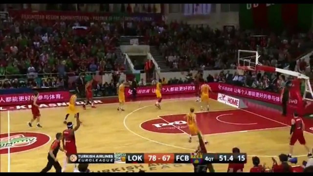 Баскетбол Евролига 1_4 финала -'Локомотив-Кубань'(Краснодар.РФ) - 'Барселона' (Испания) – 81_67