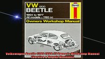 READ THE NEW BOOK   Volkswagen Beetle 1200 195477 Owners Workshop Manual Service  Repair Manuals  FREE BOOOK ONLINE