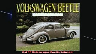 READ THE NEW BOOK   Cal 99 Volkswagen Beetle Calendar  BOOK ONLINE