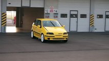 Fiat Punto GT Turbo Powerful Engine and Bonalume Pop off on track and Engine Check rev