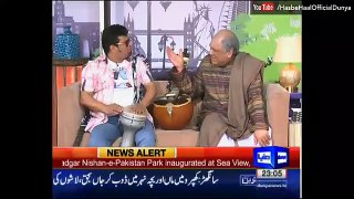 Hasb e Haal 29 April 2016 - حسب حال - Azizi as Classical Singer - Dunya News