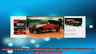READ book  Daimler  Benz The Complete History The Birth and Evolution of the MercedesBenz  DOWNLOAD ONLINE