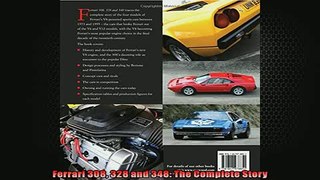 FAVORIT BOOK   Ferrari 308 328 and 348 The Complete Story  BOOK ONLINE