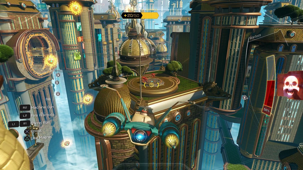 Ratchet & Clank 2016 - Kerwan: Ship Combat Tutorial Destroy 6/6 Dropships & Warship Fight Gameplay