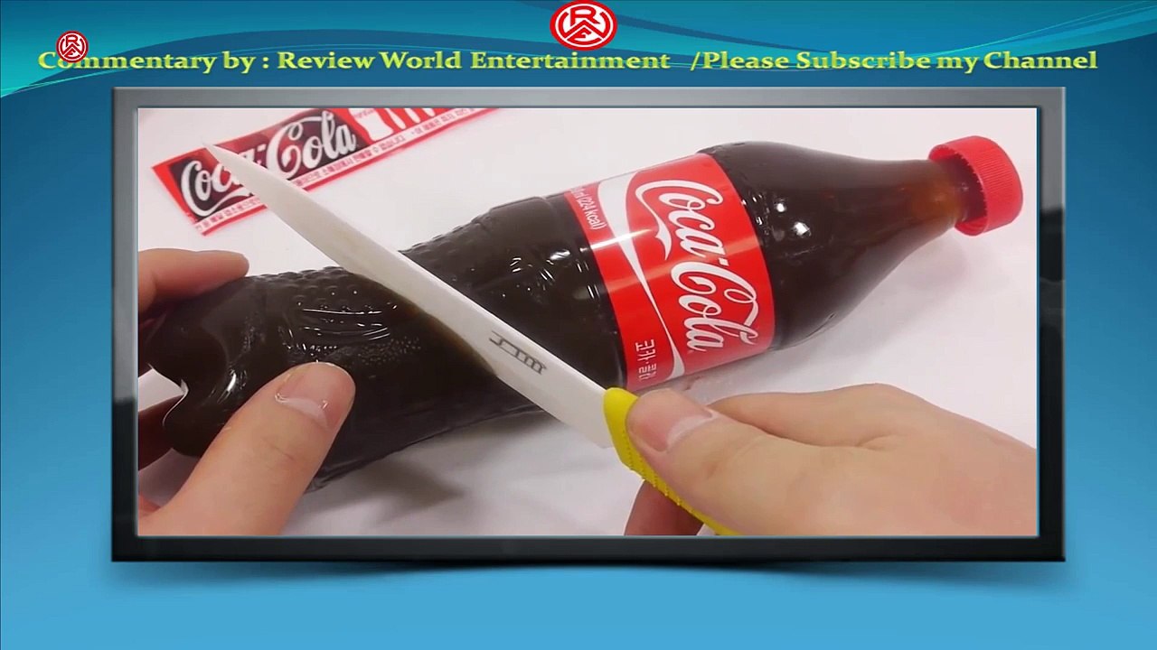 How To Make Real Coca Cola Drinking Water Pudding Jelly Cooking Learn the Recipe DIY 리얼 콜라 푸딩 젤리 만들기