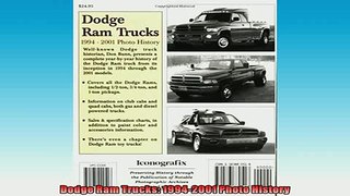 READ book  Dodge Ram Trucks 19942001 Photo History  FREE BOOOK ONLINE