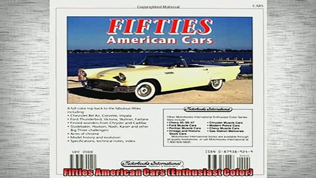 READ book Fifties American Cars Enthusiast Color FREE BOOOK ONLINE
