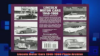 FAVORIT BOOK   Lincoln Motor Cars 19461960 Photo Archive  FREE BOOOK ONLINE