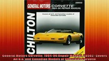 READ THE NEW BOOK   General Motors Corvette 198496 Repair Manual 28502 Covers All US and Canadian Models  FREE BOOOK ONLINE