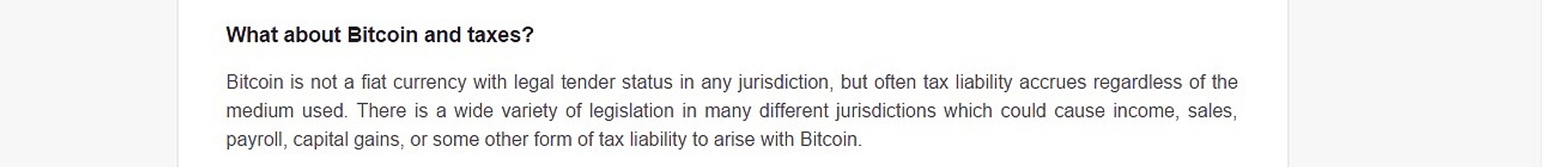 What about Bitcoin and Taxes