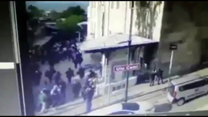 Bursadaki patlama anı güvenlik kamerasında