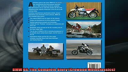 READ THE NEW BOOK   BMW GS The Complete Story Crowood Motoclassics  FREE BOOOK ONLINE