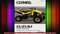 READ THE NEW BOOK   Suzuki LTZ400 20032008 Clymer Color Wiring Diagrams  FREE BOOOK ONLINE